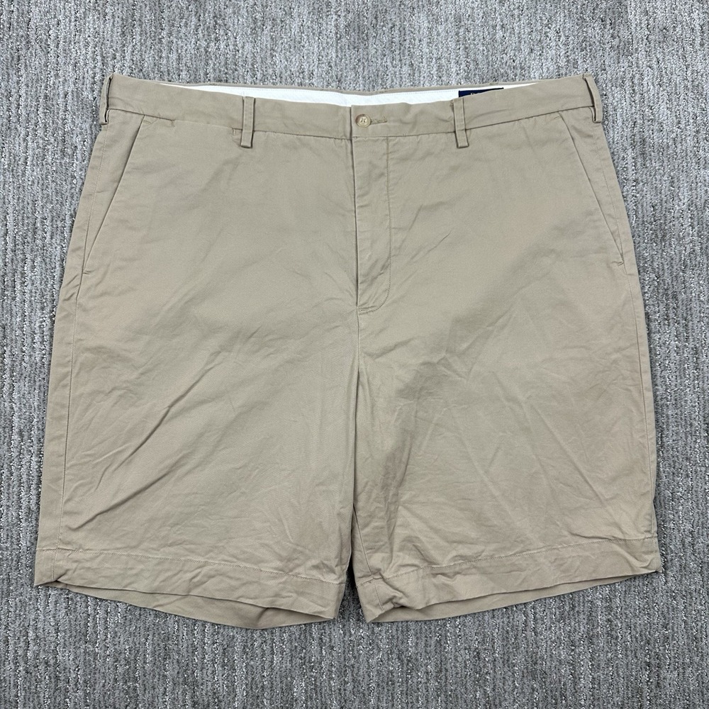 Polo Ralph Lauren Mens Stretch Classic Fit Chino Shorts Tan Khaki Size 40